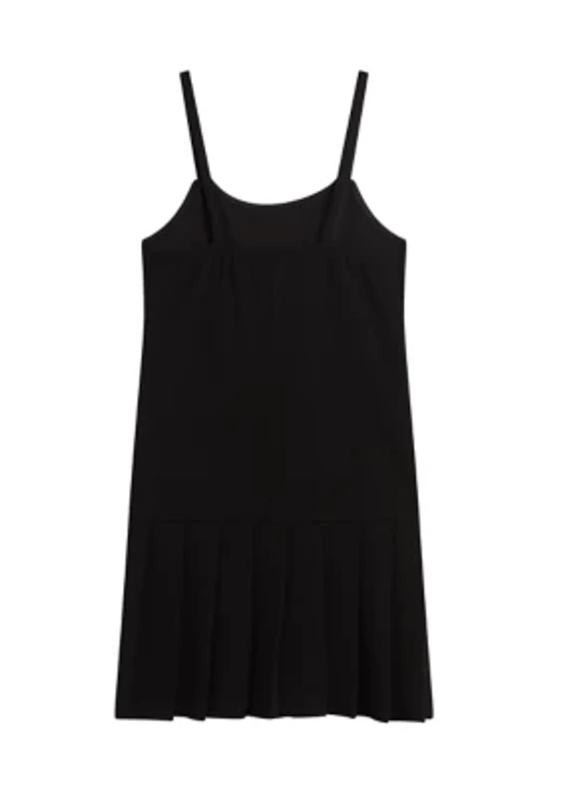 Girls 7-16 Pleated Jumper Dress Set