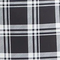 Girls 7-16 Plaid Printed Jumper Dress Set