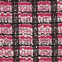 Girls 7-16 Boucle Skater Pleather Trim Dress