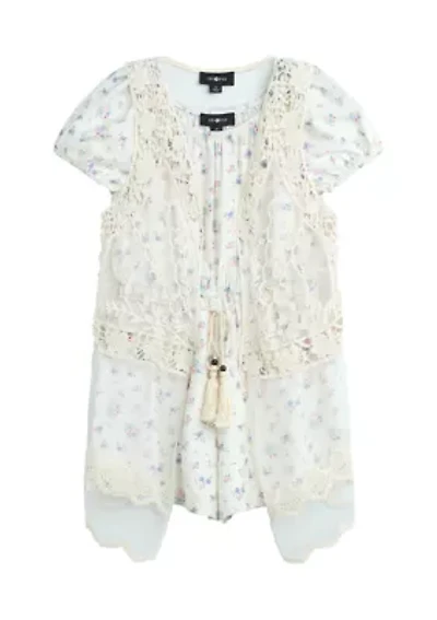 Baby Girls Romper with Vest