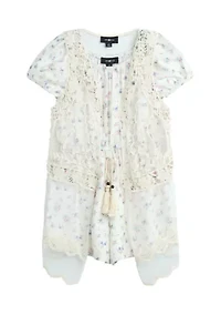 Baby Girls Romper with Vest
