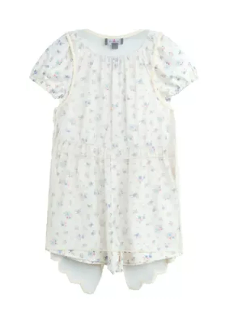 Baby Girls Romper with Vest