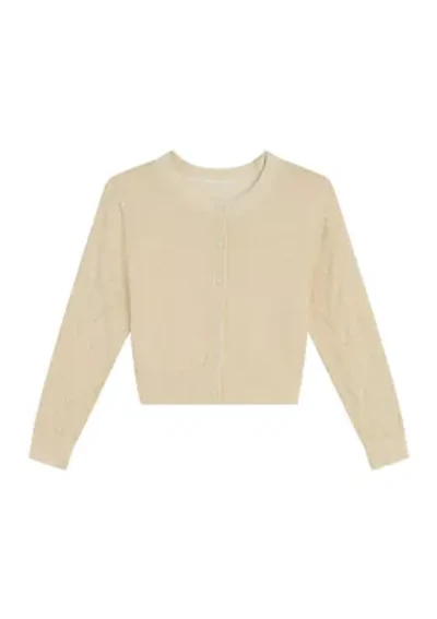 Girls 4-6x Metallic Cardigan
