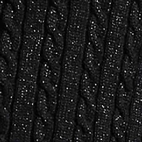 Girls 7-16 Metallic Cable Cotton Blend Cardigan