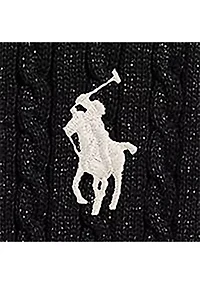 Girls 7-16 Metallic Cable Cotton Blend Cardigan