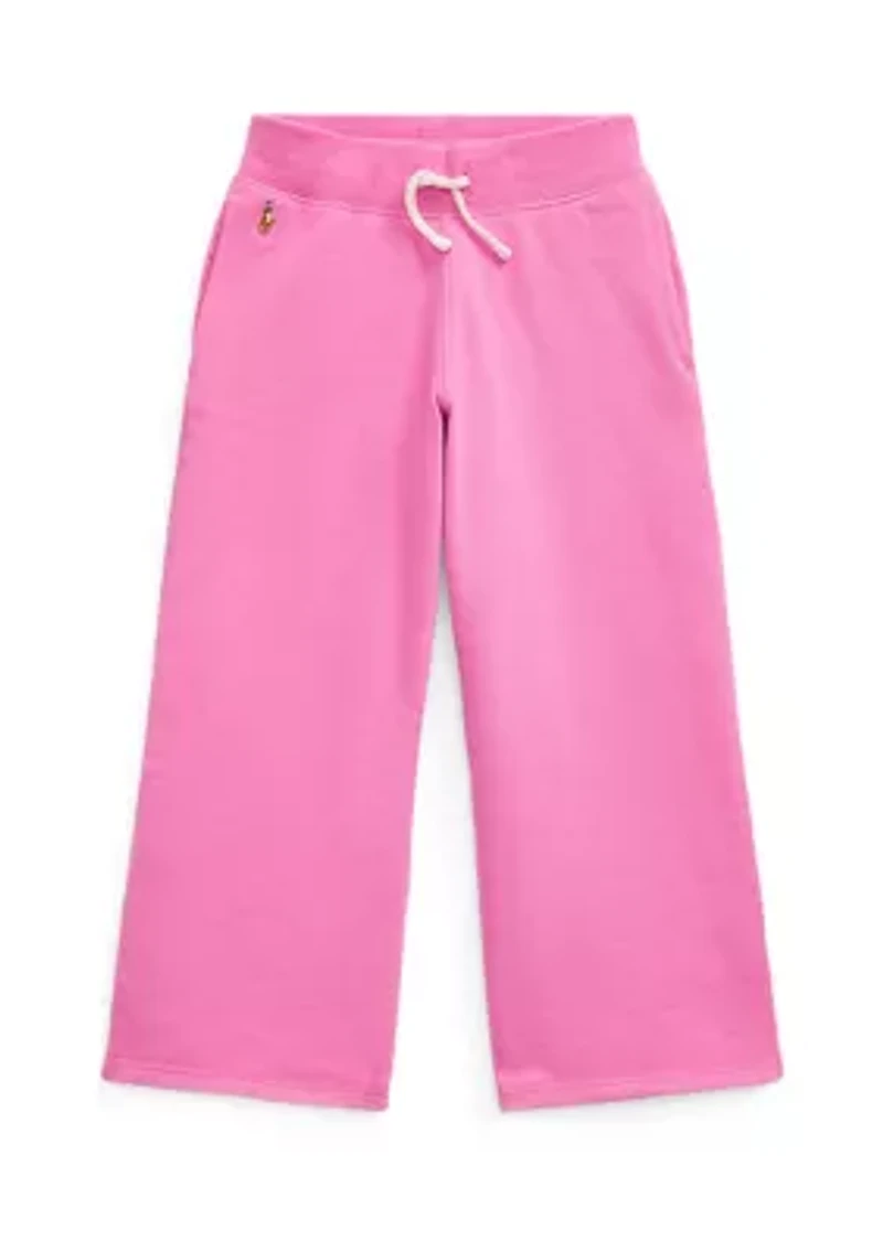 Girls 7-16 French Terry Wide Leg Seatmates Pants