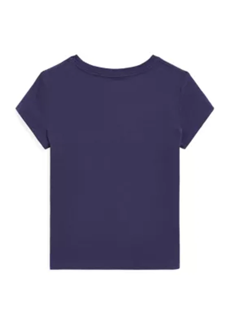 Girls 2-6x Polo Bear Cotton Jersey Graphic T-Shirt