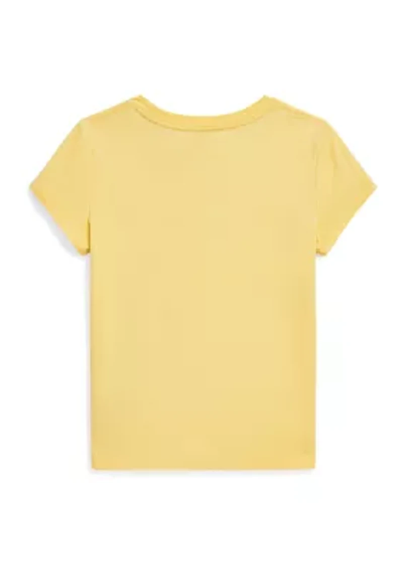 Girls 2-6x Polo Bear Cotton Jersey Graphic T-Shirt