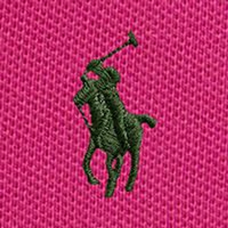 Girls 2-6x Big Pony Stretch Mesh Polo Shirt