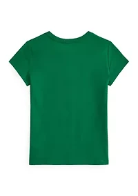 Girls 7-16 Cotton Jersey Crew Neck T-Shirt