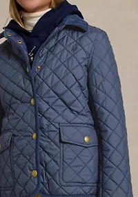 Girls 7-16 Quilted Water Repellent Barn Jacket