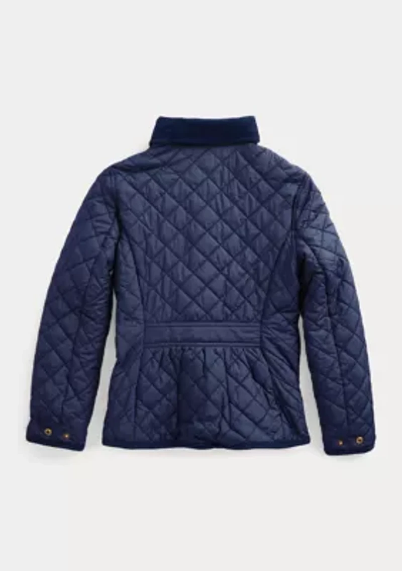 Girls 7-16 Quilted Water Repellent Barn Jacket