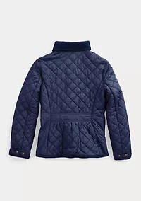 Girls 7-16 Quilted Water Repellent Barn Jacket