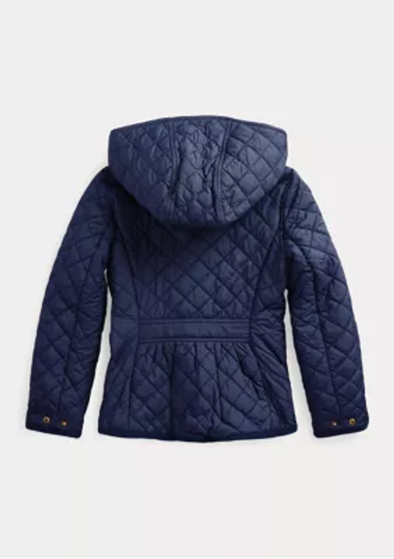 Girls 7-16 Quilted Water Repellent Barn Jacket