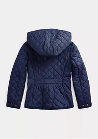 Girls 7-16 Quilted Water Repellent Barn Jacket