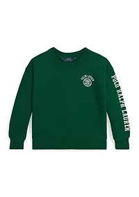 Girls 2-6x Logo Crest Fleece Sweatshirt