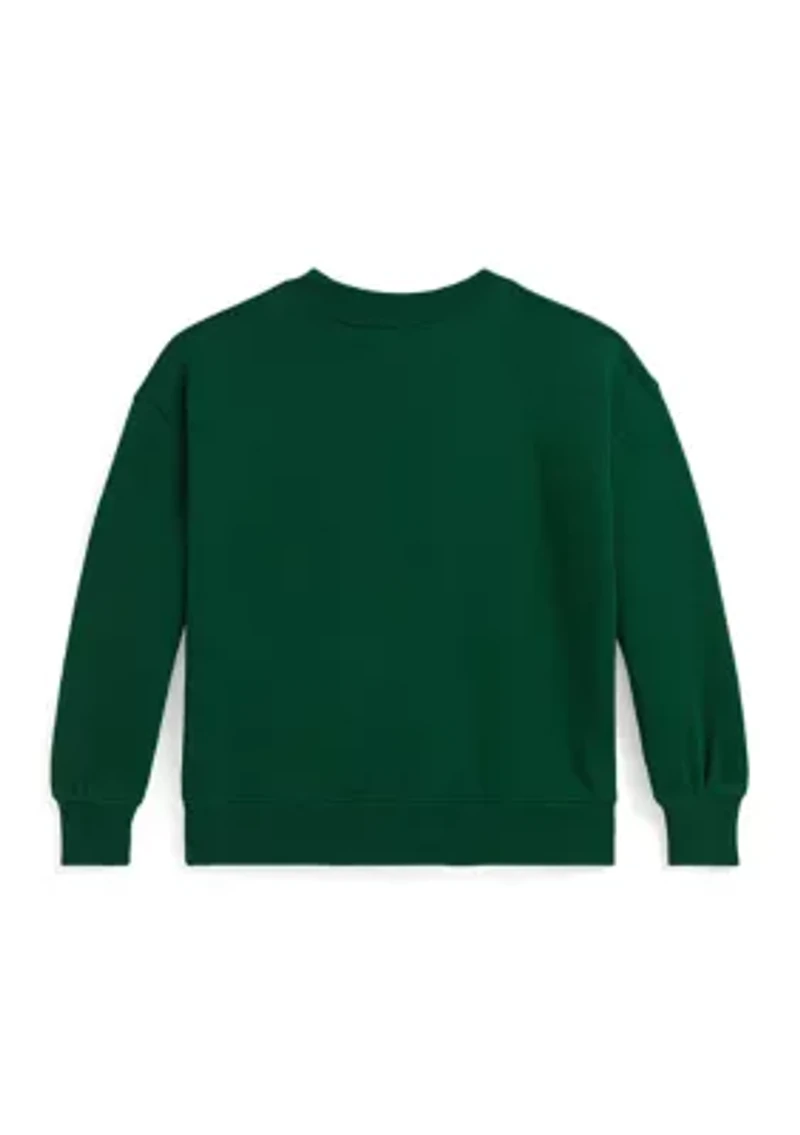 Girls 2-6x Logo Crest Fleece Sweatshirt