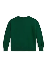 Girls 2-6x Logo Crest Fleece Sweatshirt