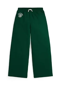 Girls 7-16 Logo Crest Fleece Wide-Leg Pants