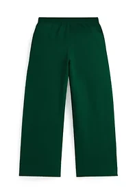 Girls 7-16 Logo Crest Fleece Wide-Leg Pants