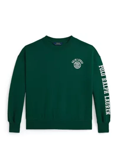Girls 7-16 Logo Crest Fleece Sweatshirt