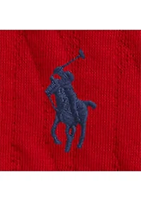 Girls 2-6x Quilted Cable-Motif Skirt