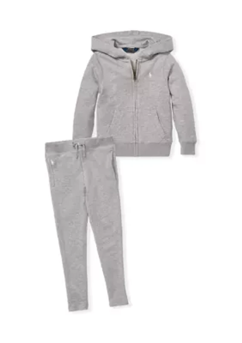 Girls 4-6x French Terry Full-Zip Hoodie