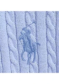 Girls 2-6x Mini Cable Cotton Cardigan