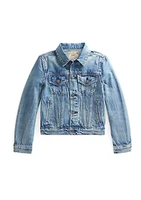Girls 4-6x Denim Trucker Jacket