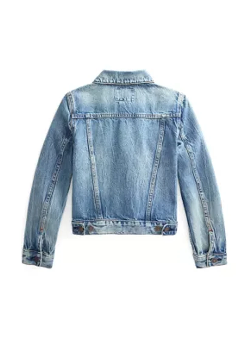 Girls 4-6x Denim Trucker Jacket