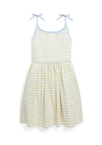 Girls 4-6x Striped Cotton Oxford Dress