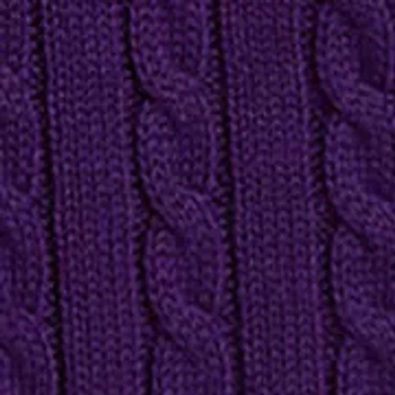 Girls 2-6x Mini-Cable Cotton Full-Zip Hoodie