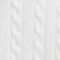 Girls 2-6x Mini-Cable Cotton Full-Zip Hoodie