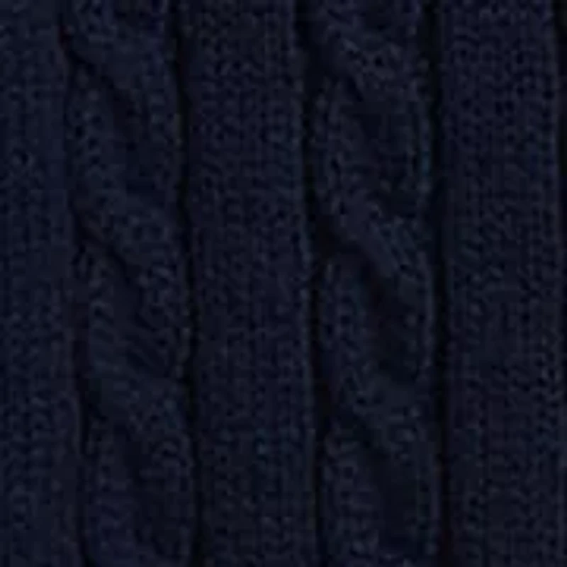 Girls 2-6x Polo Bear Mini-Cable Cotton Cardigan
