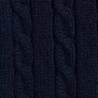 Girls 2-6x Polo Bear Mini-Cable Cotton Cardigan
