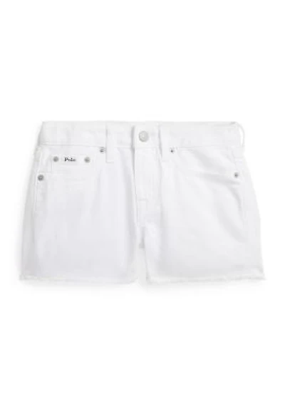 Girls 2-6x Frayed Hem Cotton Denim Shorts