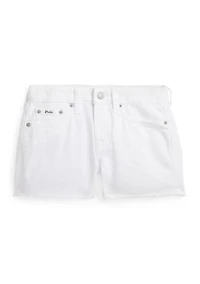 Girls 2-6x Frayed Hem Cotton Denim Shorts