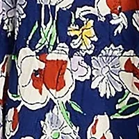 Girls 2-6x Striped & Floral Cotton-Blend Dress