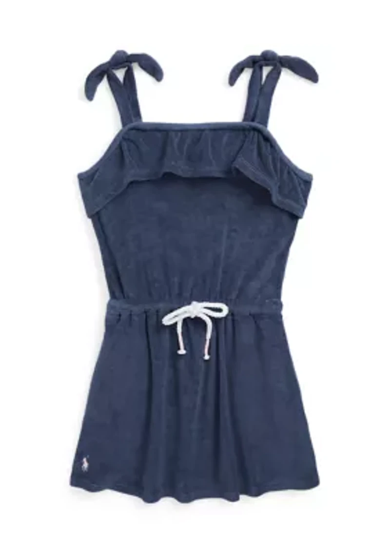 Girls 2-6x Ruffled Terry Swim Cover Up