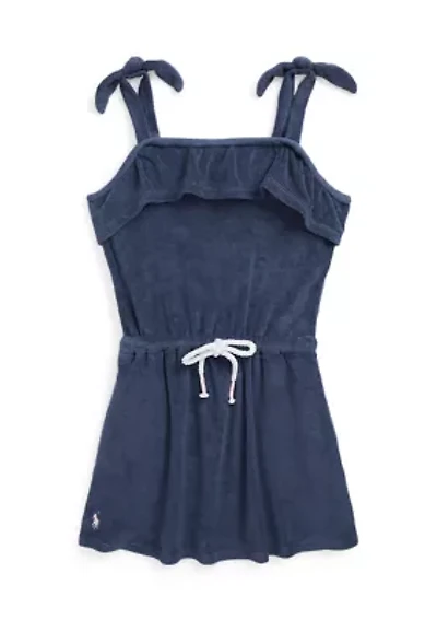 Girls 2-6x Ruffled Terry Swim Cover Up