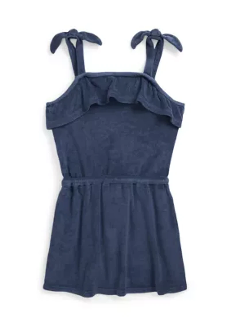 Girls 2-6x Ruffled Terry Swim Cover Up