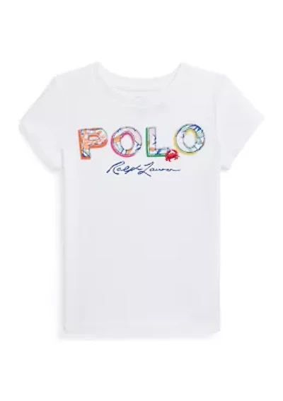 Girls 2-6x Tropical Logo Cotton Jersey T-Shirt