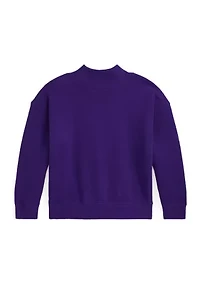 Girls 2-6x Logo Crest Fleece Sweatshirt