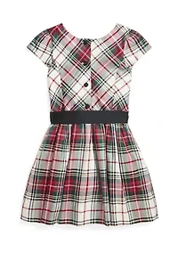 Girls 2-6x Plaid Twill Dress