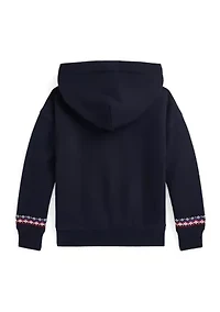 Girls 2-6x Logo Fleece Hoodie