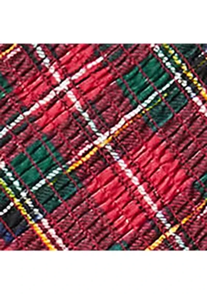 Girls 2-6x Plaid Smocked Cotton Jersey Dress