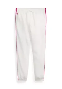 Girls 2-7 Striped French Terry Jogger Pants