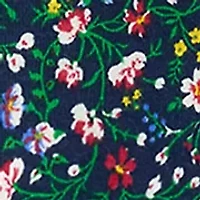 Girls 2-6x Floral Ruffled Cotton Modal Top