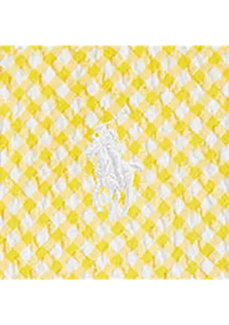 Girls 2-6x Gingham Seersucker Top & Pants Set