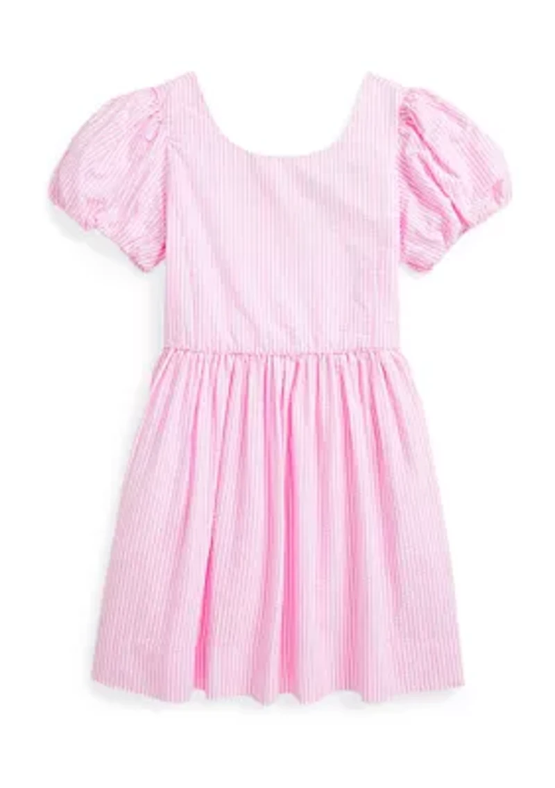 Girls 2-6x Striped Cotton Seersucker Dress